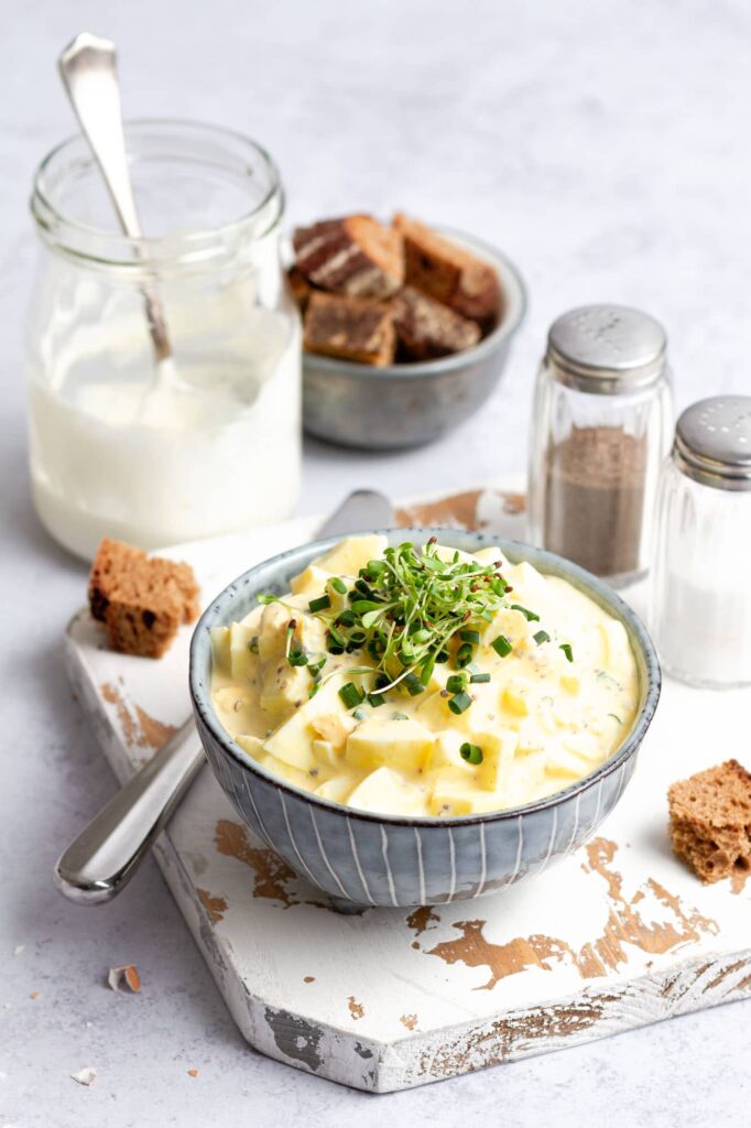 Eiersalat (ohne Mayonnaise) | Genussfreude.at