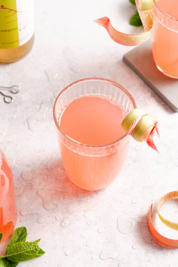 Rhabarbersaft mit Verjus | Genussfreude.at