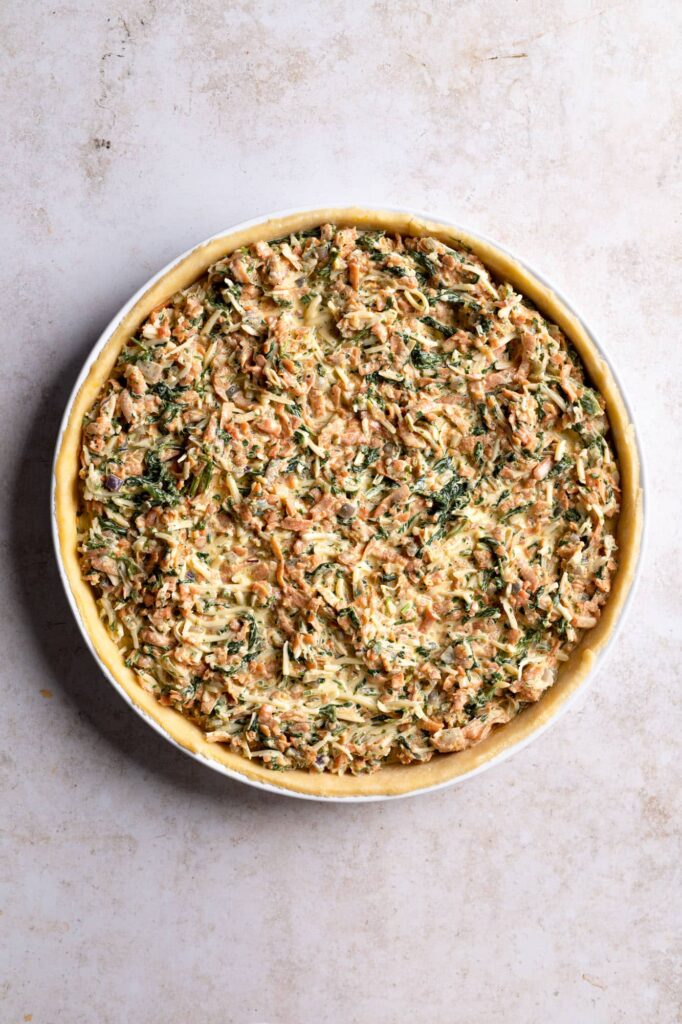 Süßkartoffel-Quiche mit Spinat | Genussfreude.at