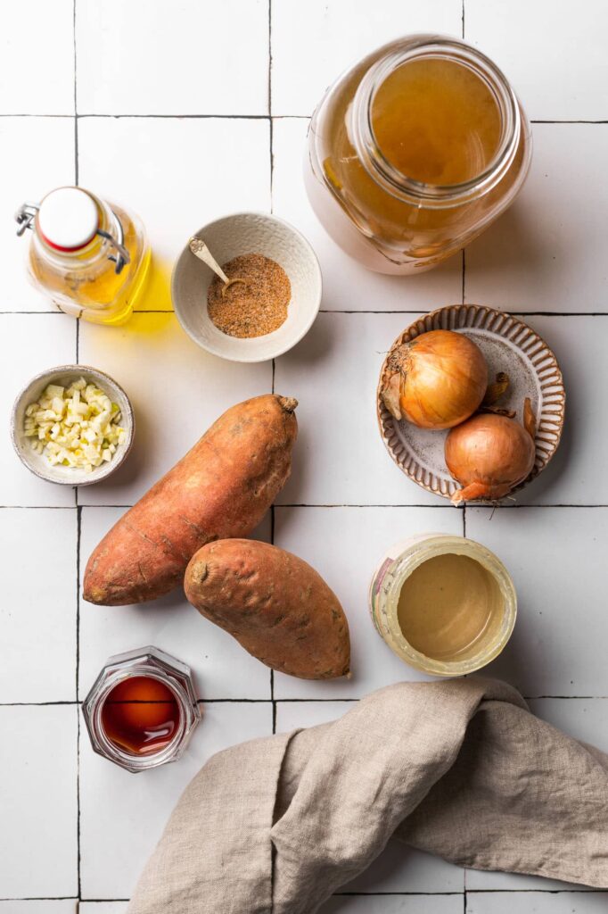 Tahini-Süßkartoffel Suppe | Genussfreude.at